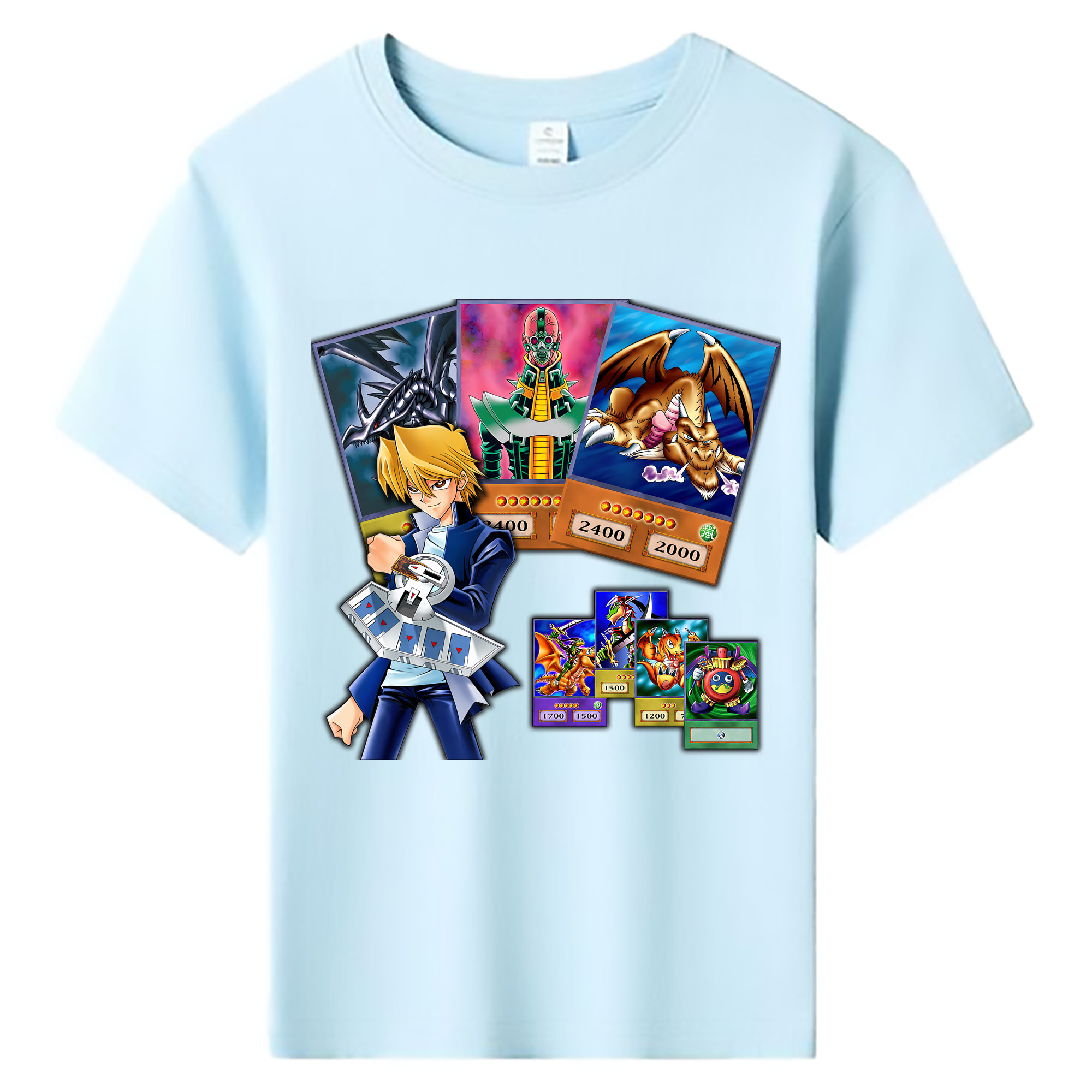 （画像用） 遊☆戯☆王 Yu-Gi-Oh! 綿100％キッズTシャツ（フロントプリント）